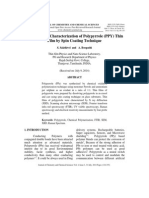 Synthesis and Characterization of Polypyrrole (PPY) Thin Film by Spin Coating Technique