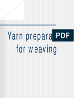 Yarn Preparation For Weaving