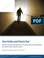 One Strike and You're Out: How We Can Eliminate Barriers To Economic Security and Mobility For People With Criminal Records