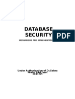 Database Security: Under Authorization of DR - Salwa