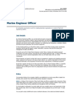 Marine Engineer Officer: Job Details