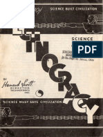 Technocracy (Howard Scott - Science vs. Chaos) (1933) R