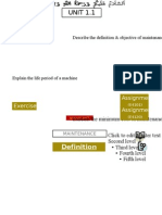 CH 1.1 - Definition & Objective of Maintenance