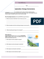 Energy Conversions Se Gizmo