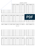 General Ledger: Date Particulars F Debit Date Particulars F Credit Date Particulars F