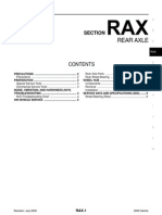 Rear Axle: Section