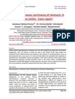 Adenosquamous Carcinoma of Stomach: A Rare Entity - Case Report