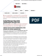 Football Manager Player Role Combinations and Duty Pairs - Passion For Football Manager