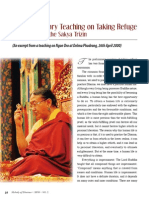 Teach - Refuge - 1 Article by Sakya Trizin