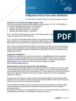 Points Tested Migration Fact Sheet PDF