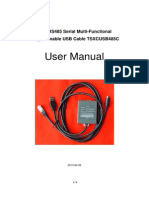 User Manual: USB/RS485 Serial Multi-Functional Programmable USB Cable TSXCUSB485C