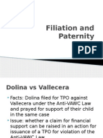 Filiation and Paternity