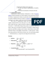 Complexometric Titration