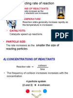 Matriculation Chemistry (Reaction Kinetics) Part 5