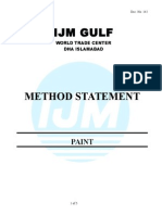Method Statement For Paint
