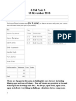 6.034 Quiz 3 10 November 2010: (For 1 Point)