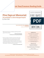 Five Days at Memorial Common Reading Guide