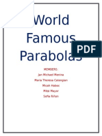 Famous Parabolas