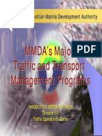 MMDA's Major Traffic and Transport Management Programs