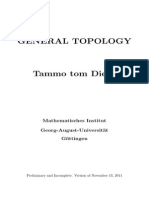 General Topology T. Tom Dieck 2011 PDF