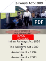Railway Act PLM