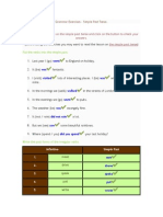 Do The Exercises Below On The Simple Past Tense and Click On The Button To Check Your Answers. The Simple Past Tense