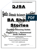 BA, English Short Stories Notes