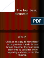 GOTE: The Four Basic Elements