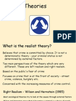 Realist Theories of Crime