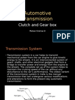 Automotive Transmission: Clutch and Gear Box