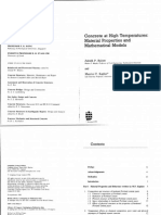 Concrete at High Temperatures - Material Properties and Mathematical Models