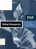 Richard E. Creel Thinking Philosophically An Introduction To Critical Reflection and Rational Dialogue 2001