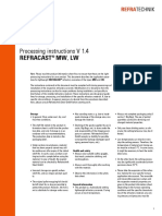 Processing Instructions V 1.4 Refracast® MW, LW