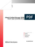 Hitachi Unified Storage VM Block Module: Hitachi High Availability Manager User Guide