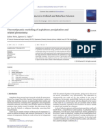 Thermodynamic Modelling of Asphaltene Precipitation and Related Phenomena 2015 Advances in Colloid and Interface Science