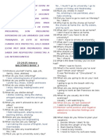 Questions For Pre Intermediate 1-2-3