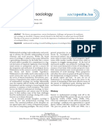 Skvoretz & Fararo (2011) - Mathematical Sociology