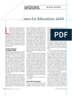 Games For Education 2008