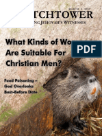 Witchtower: March 1, 2010 - What Kinds of Women Are Suitable For Christian Men?