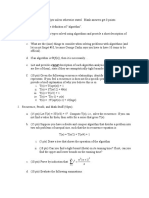 Computer Algorithm Homework Example