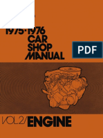 1975-76 Ford Car Shop Manual Volume II Engine