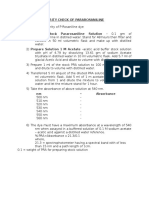 Absorbance and Pararosaniline