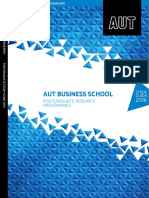 AUT - 2016 Postgraduate Business Research