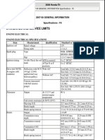 HONDA Fit Specs