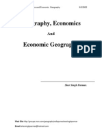 First Edition - Geography, Economics and Economic Geography