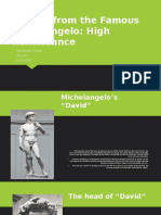 The Art From The Famous Michelangelo - POWERPOINT