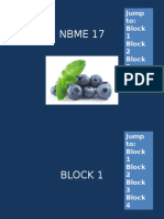 NBME 17 BLOCK 1-4 (No Answers)