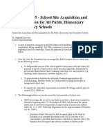 DO 57, S. 1995 - School Site Acquisition and Documentation For All Public Elementary and Secondary Schools