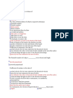 MCQ Fluid Mechanics