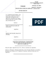 First National Bank of Durango v. Woods, 10th Cir. (2014)